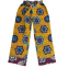 Pajama Pants - Fuchsia and Yellow Circles / (L)